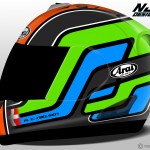 Arai helmet design motor