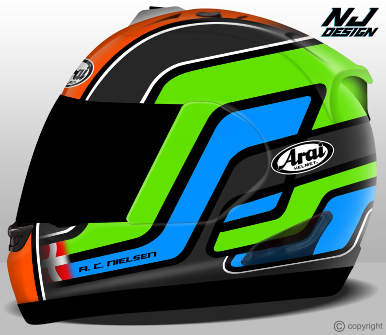 Arai helmet design motor