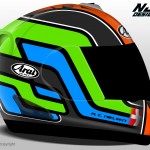Arai helmet design