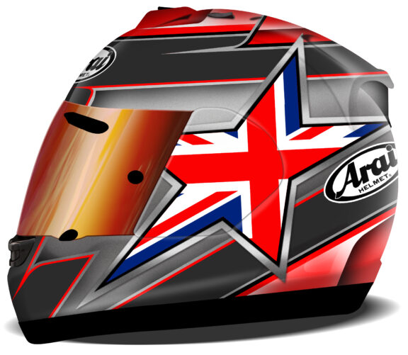 Arai helmet design