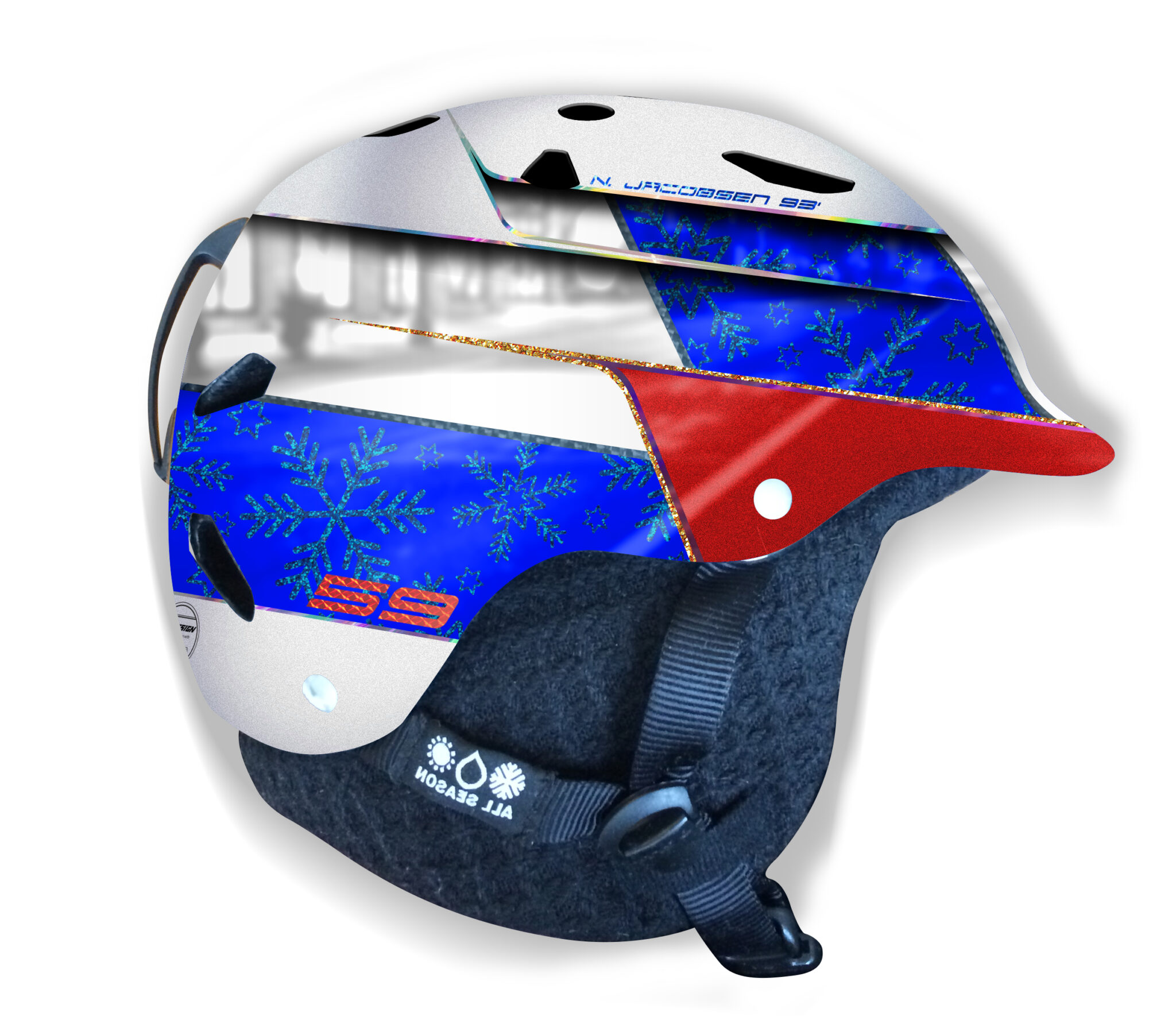 skiing helmet design