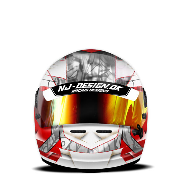 Nicolaj Kandborg front Custom Helmet design