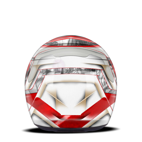 Nicolaj Kandborg rear Custom Helmet design