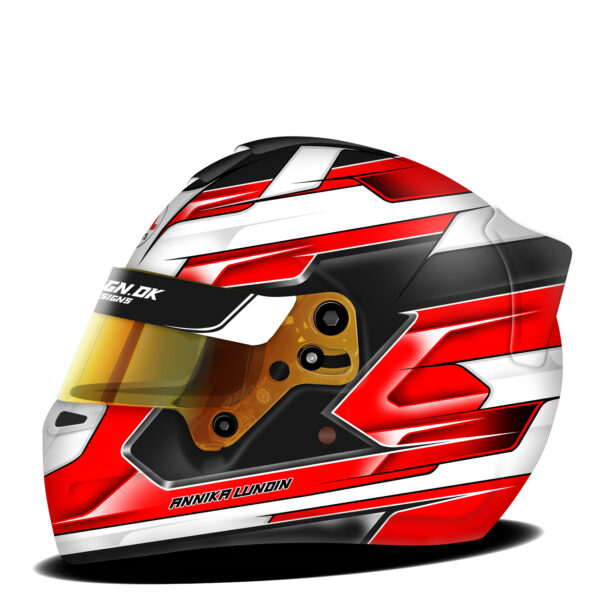 Annika Lundin1 Custom Helmet design