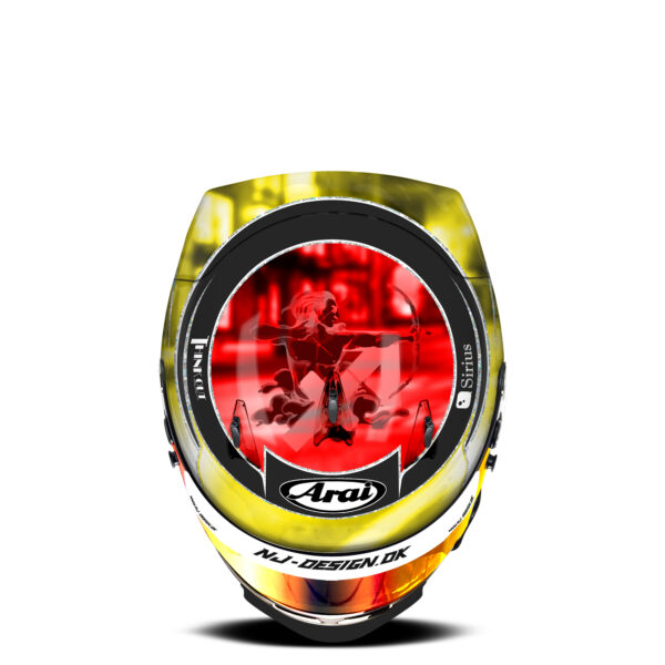 Arai GP6 RC helmet design