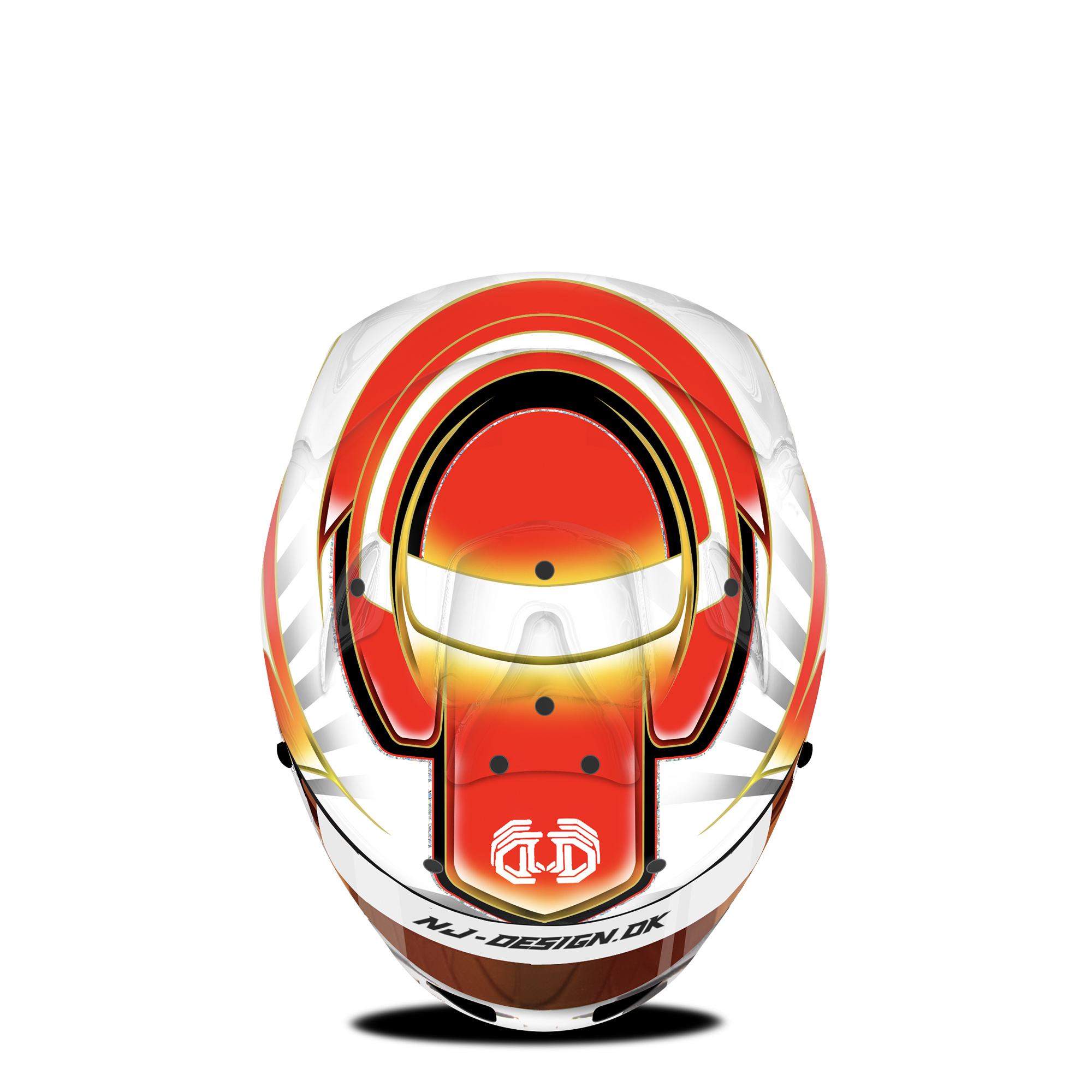 Helmet design for Douwe Dedecker - Custom helmet design - NJ Design