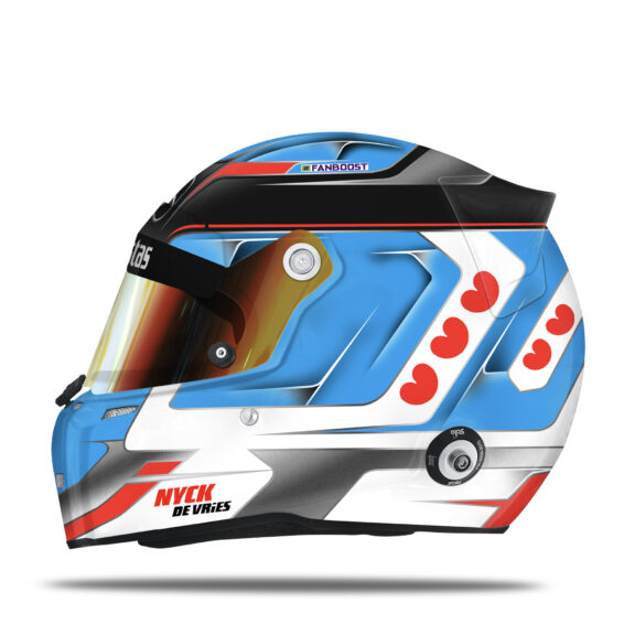 Nyck De Vries helmet design
