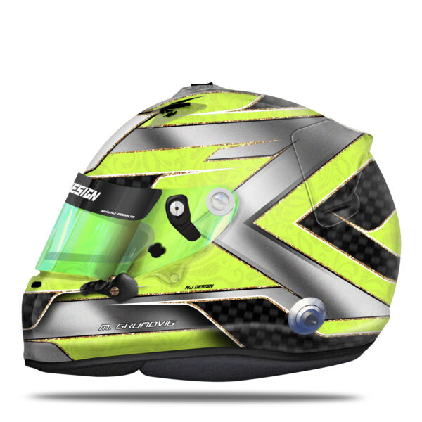 Mikkel Grundvig helmet design