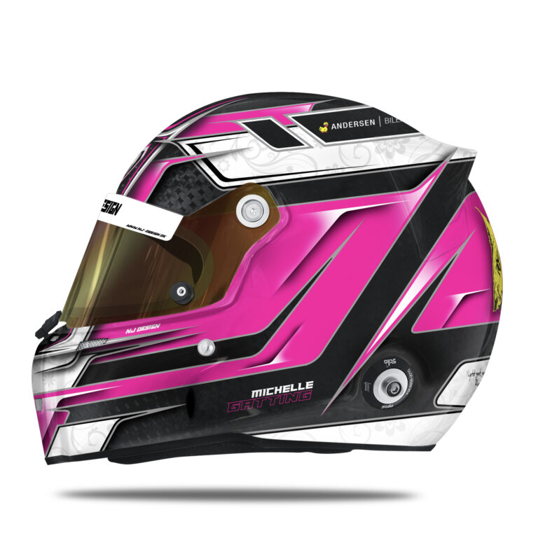 Michelle Gatting helmet design Stilo ST5 helmet design