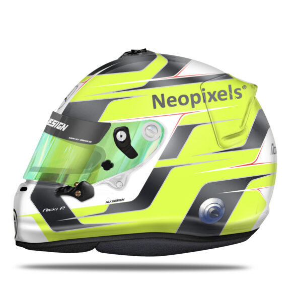 Arai helmet design for Nicki Petersen