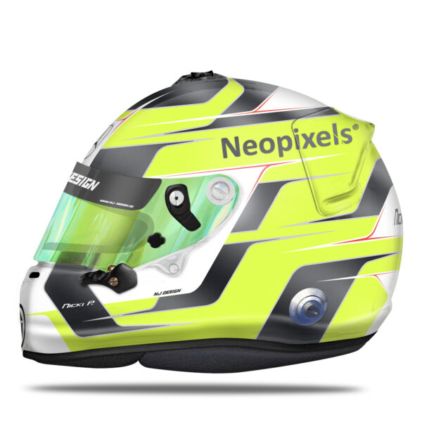 Arai helmet design for Nicki Petersen