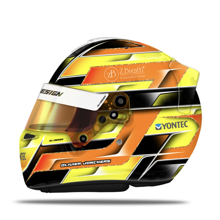 Olivier Jonckers helmet design Bell KC7-CMR helmet design