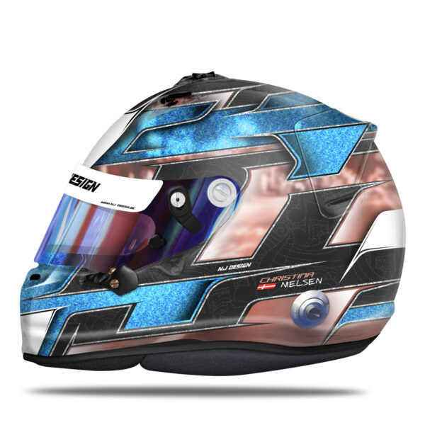 Christina Nielsen helmet design Arai GP6 RC Helmet design