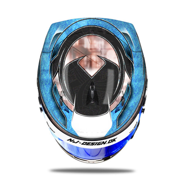 Christina Nielsen helmet design1 Arai GP6 RC Helmet design