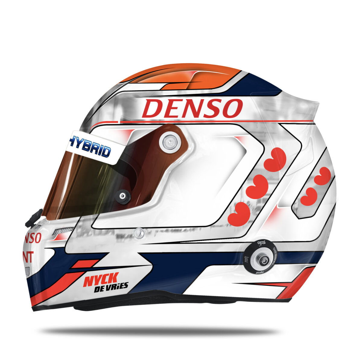 helmet design  nyck de vries   toyota lmp car debut