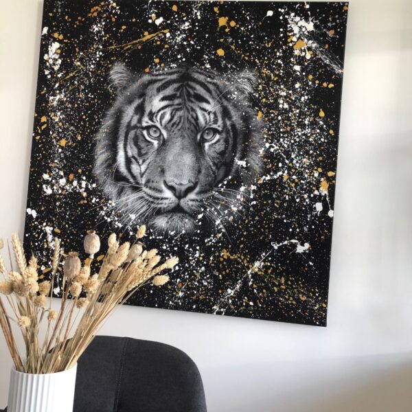 Tiger paint art
