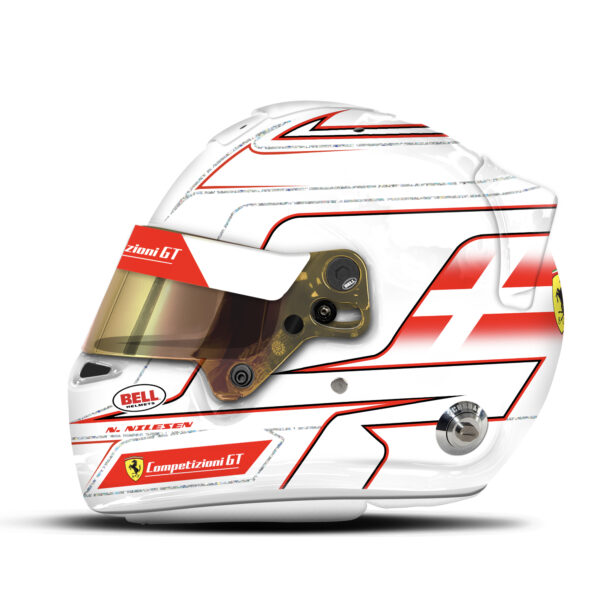Ferrari helmet design