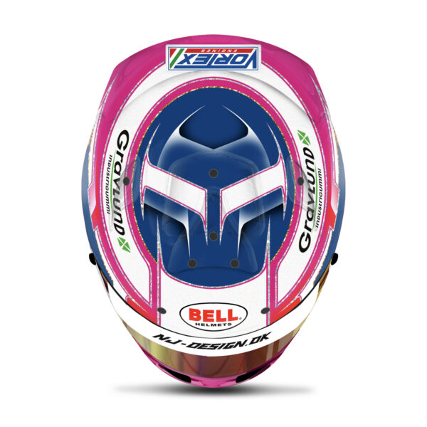 Sebastian Gravlund Bell helmet