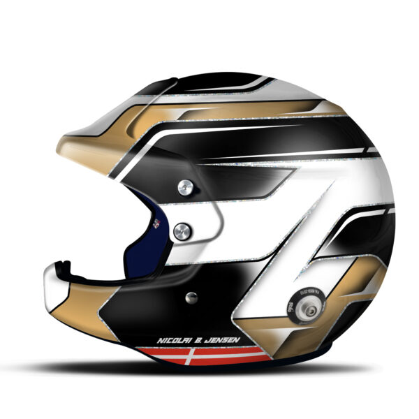 Nicolai Jensen Stilo WRC helmet design