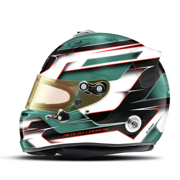 Arai GP7-SCR helmet design