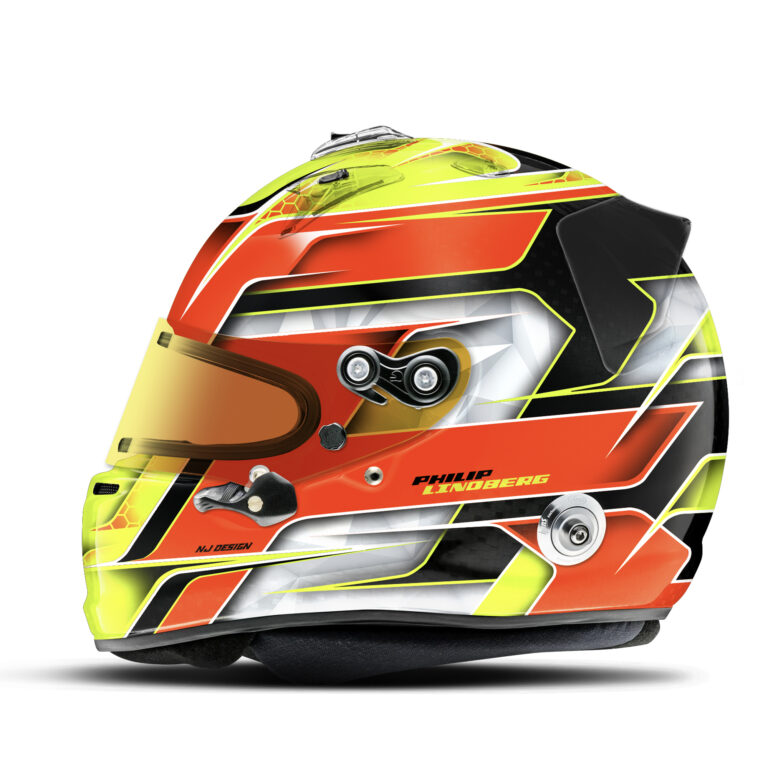 Philip Lindberg arai gp-7 SCR helmet design