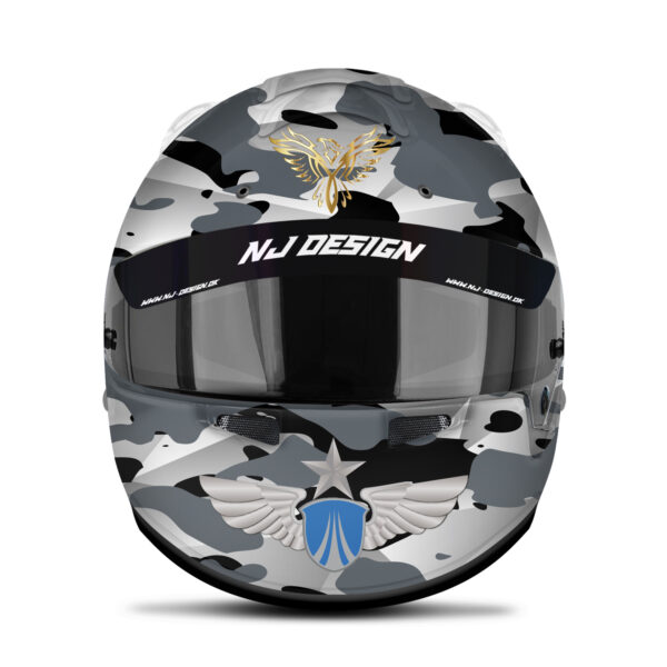 Camouflage helmet design