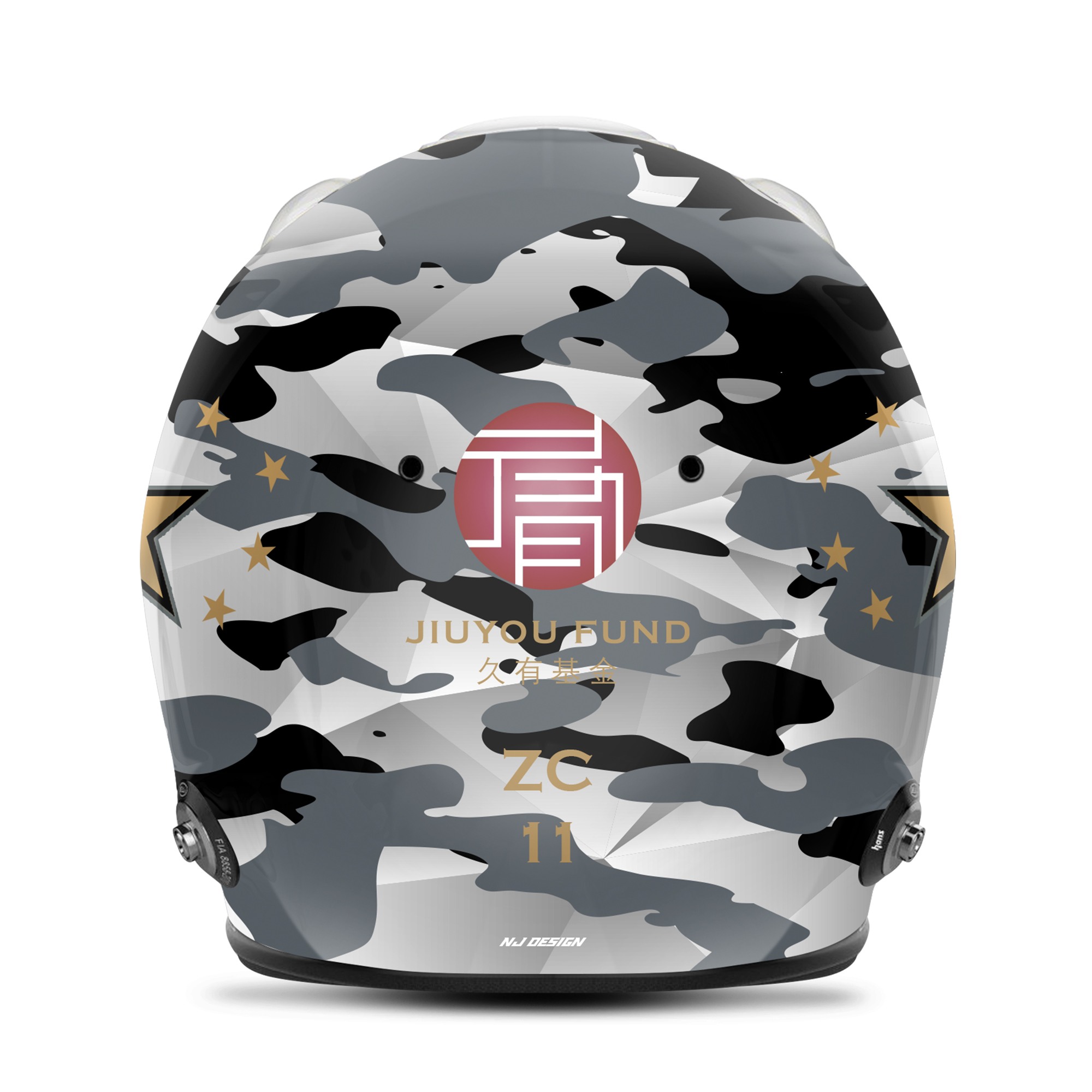 Camouflage helmet design