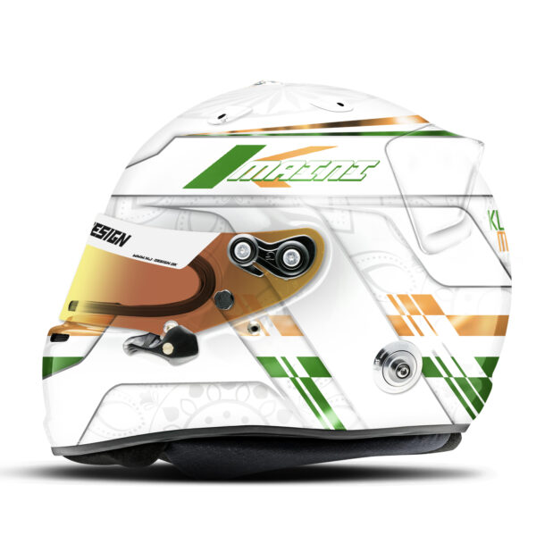 Kush Maini helmet design