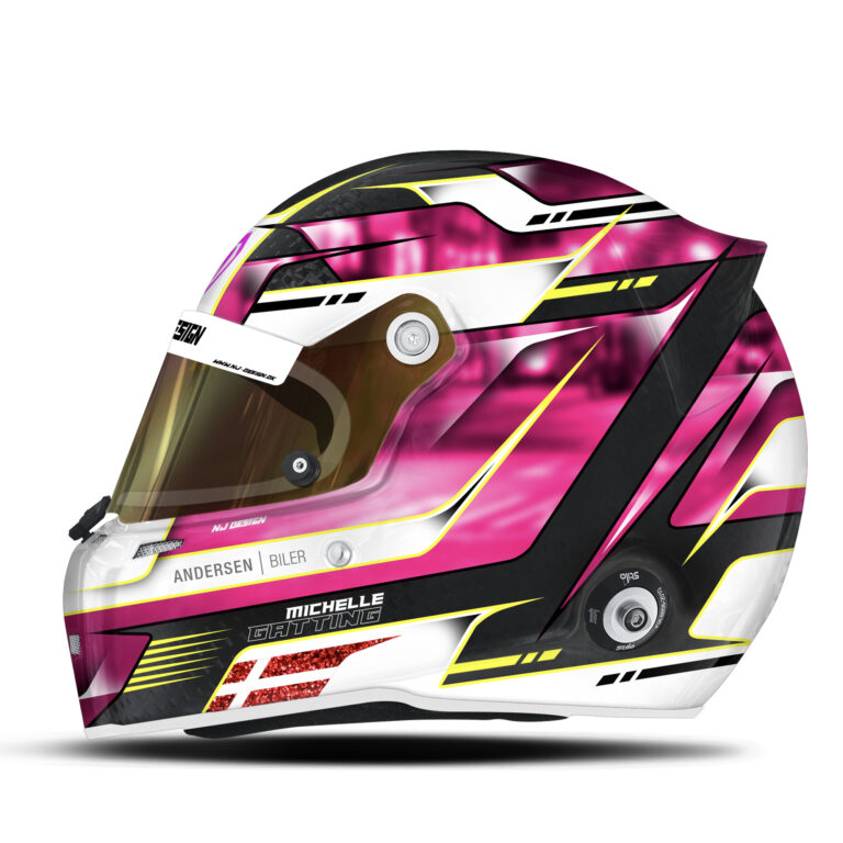 Michelle Gatting helmet design