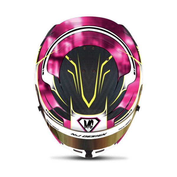 Michelle Gatting helmet design