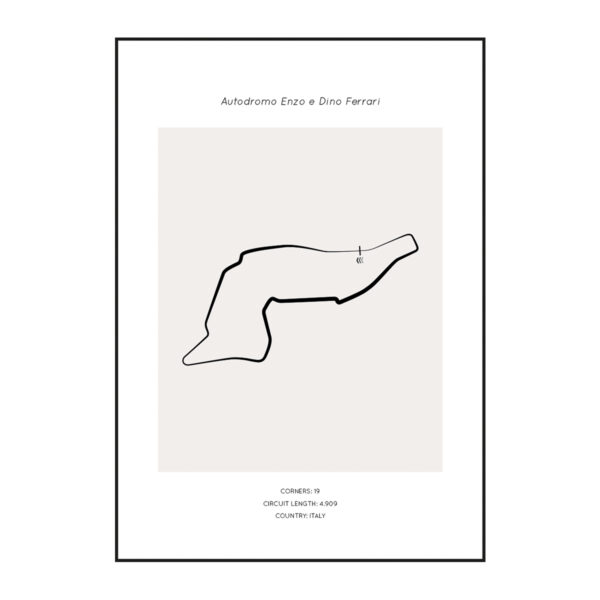 Autodromo Enzo e Dino Ferrari poster