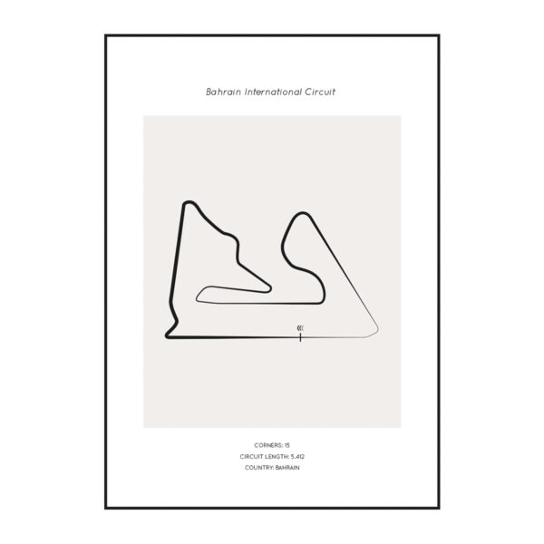 Bahrain Internation Circuit poster