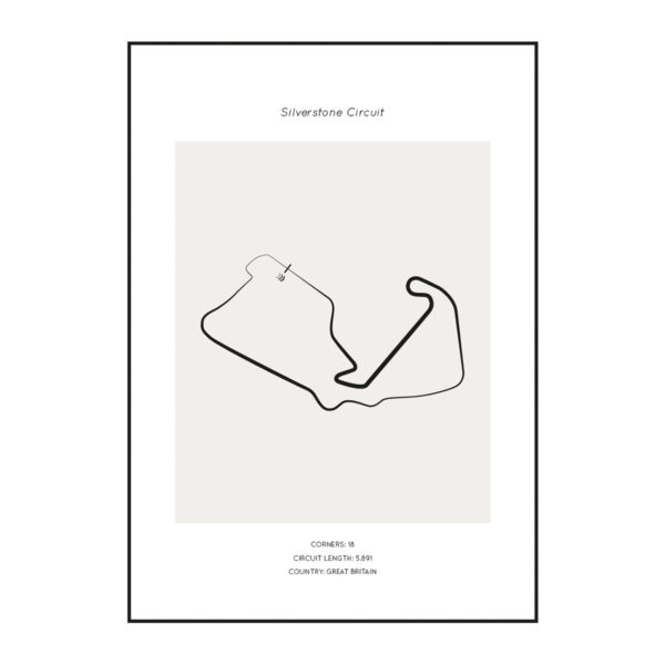 Silverstone Circuit poster