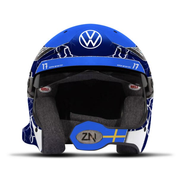 Open face helmet design