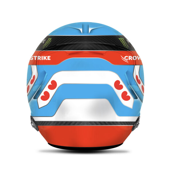 Nyck De Vries F1 helmet