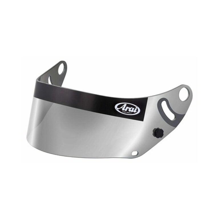 Arai GP7 visor in silver that fits all Arai GP7 helmets.