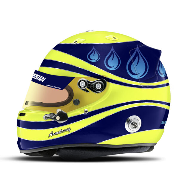 Luke Armstrong Arai GP-7 helmet design Christian Fittipaldi