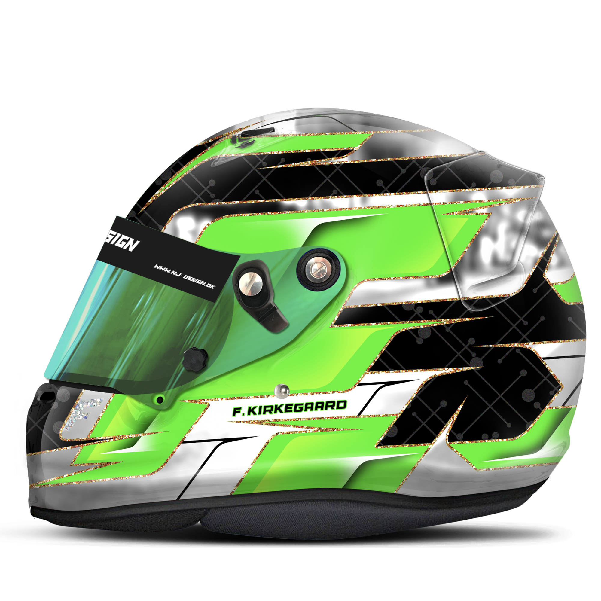 Green Helmet Design Green Helmet Design