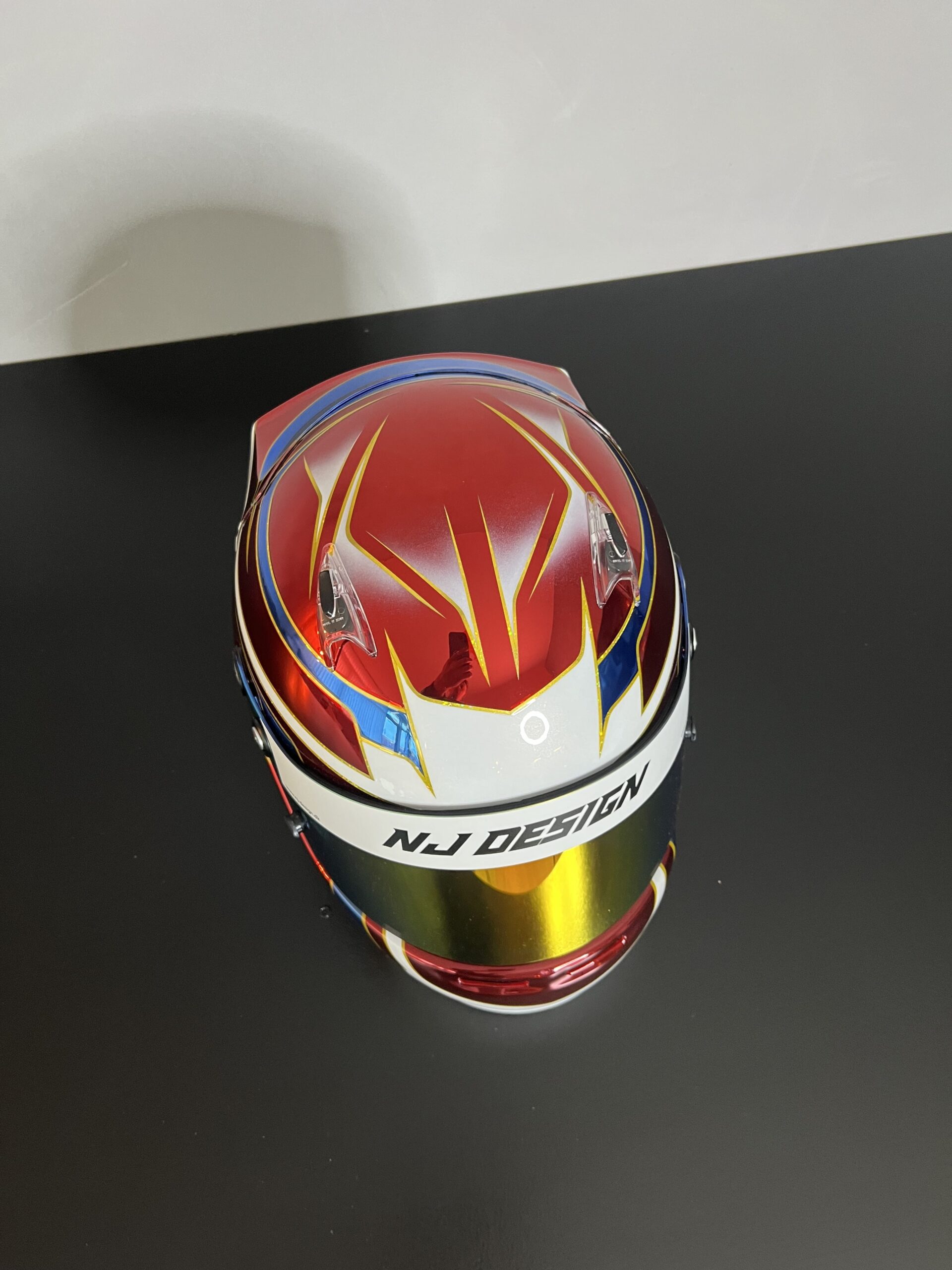 Helmet paint karting