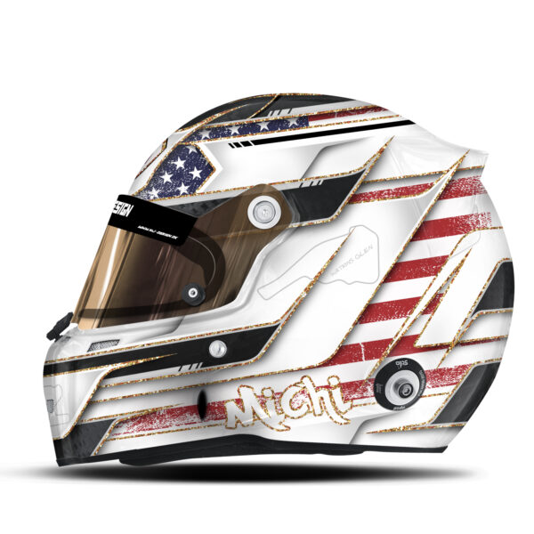 Michelle Gatting helmet design