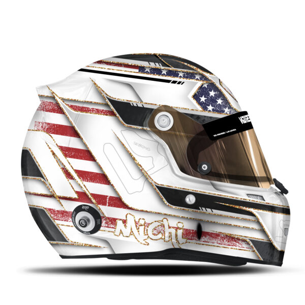Michelle Gatting helmet design