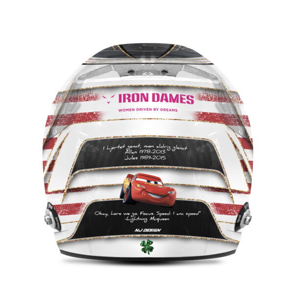 Michelle Gatting helmet design