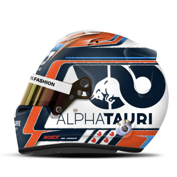 Nyck De Vries Nyck De Vries helmet 2023 Alpha Tauri