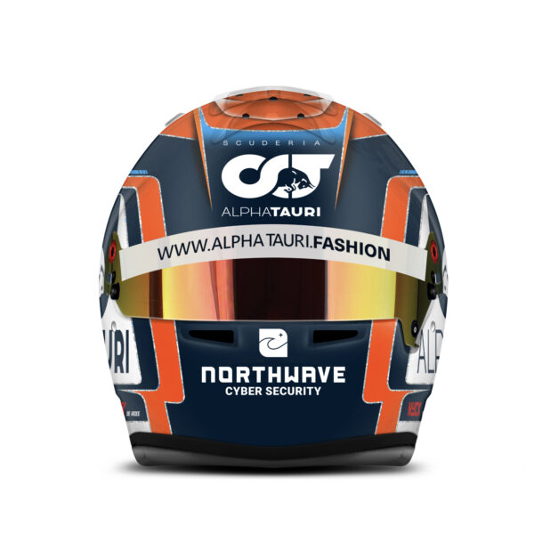 Nyck De Vries Nyck De Vries helmet 2023 Alpha Tauri