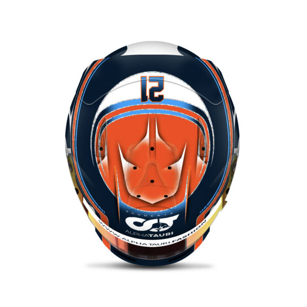 Nyck De Vries Nyck De Vries helmet 2023 Alpha Tauri