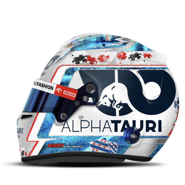 Nyck De Vries Monaco helmet