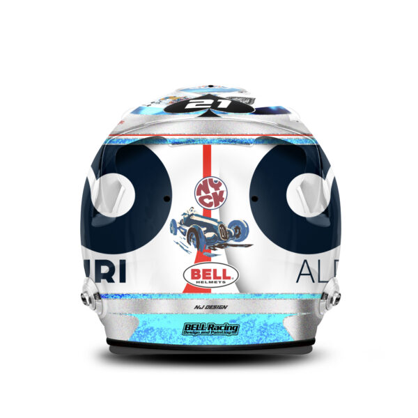 Nyck De Vries Monaco helmet