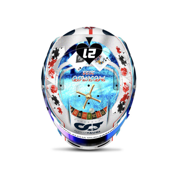 Nyck De Vries Monaco helmet