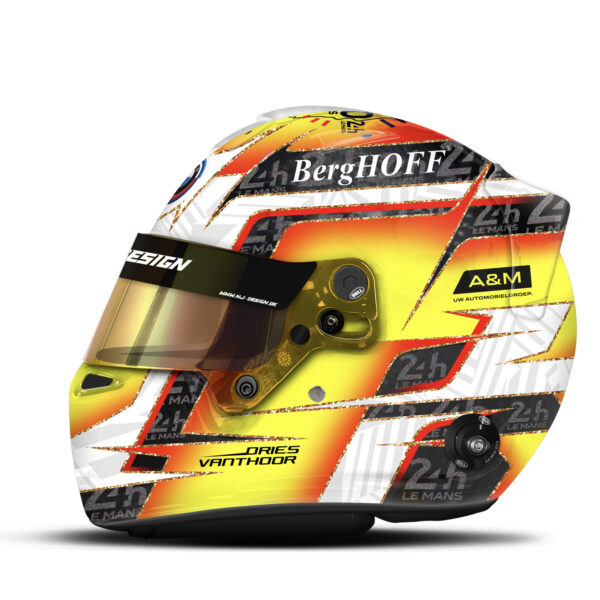 Dries Vanthoor le mans helmet