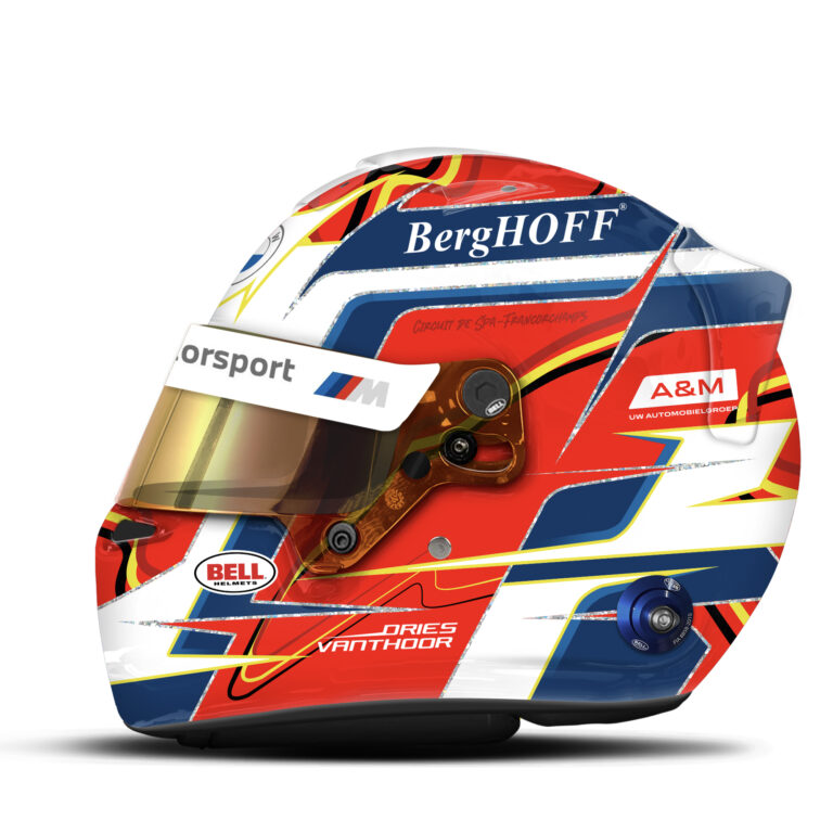Dries Vanthoor Spa24 helmet